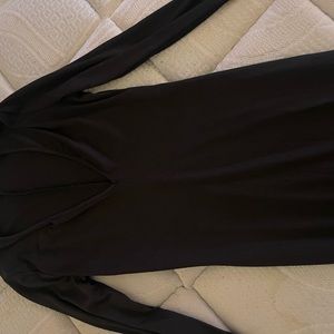 Black bodysuit V neck